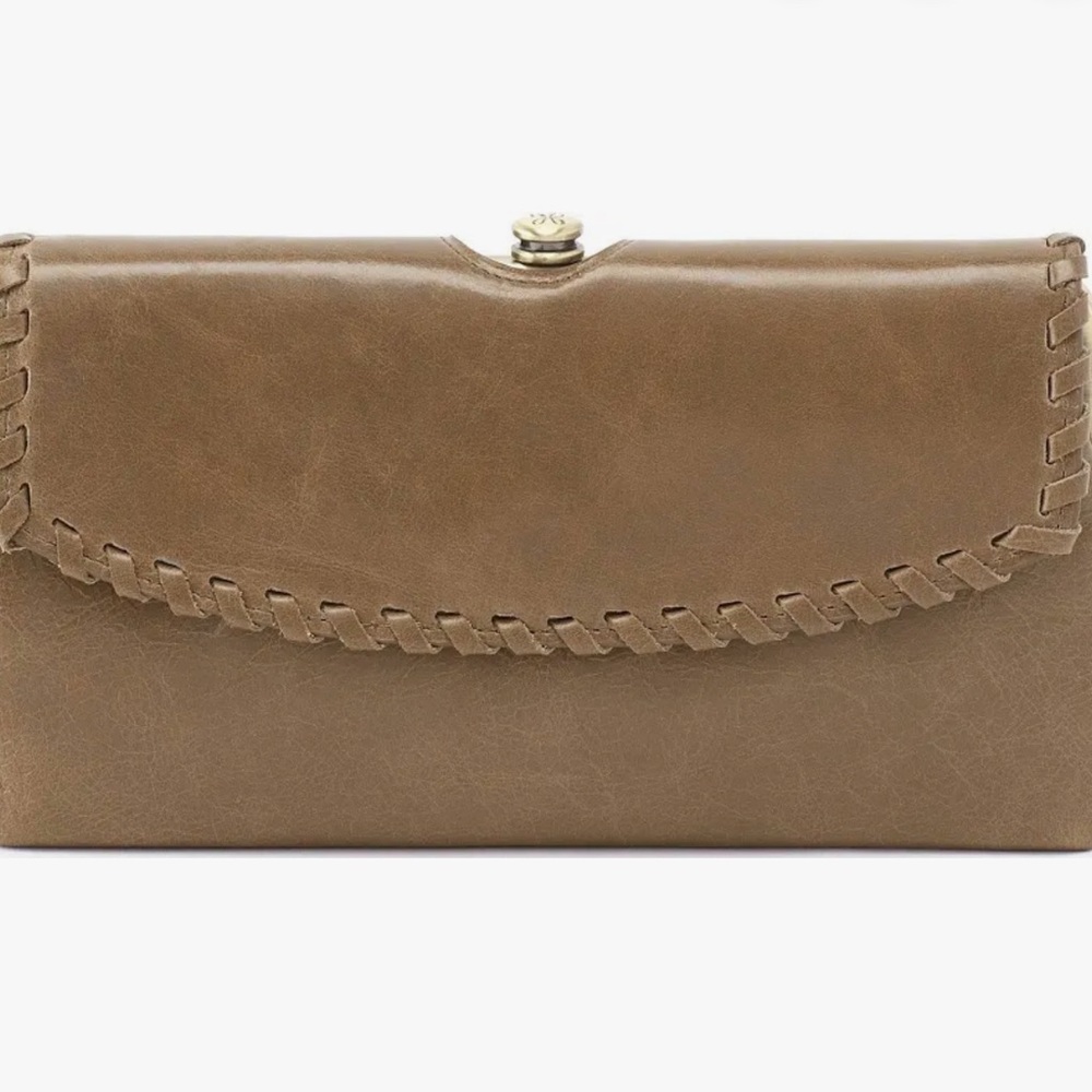 💘HOBO SPIRIT MINK DISTRESSED BUTTERY SOFT LEATHER WALLET!